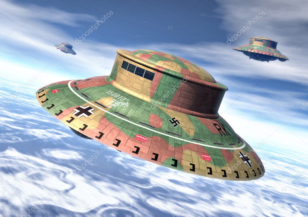 Ufo Alien Nazi Wwii Stock Photo Innovari 7219265