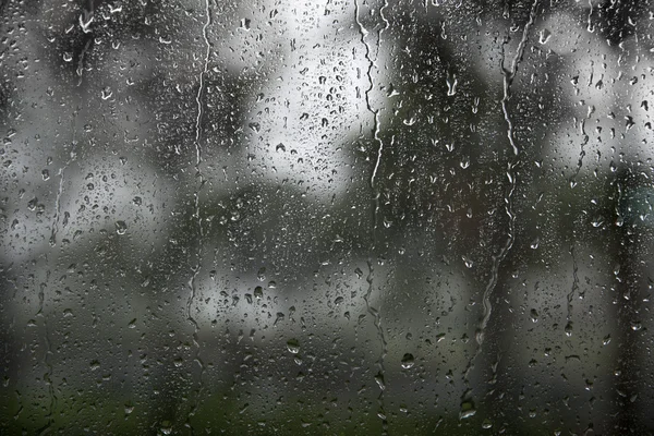 Window with raindrops