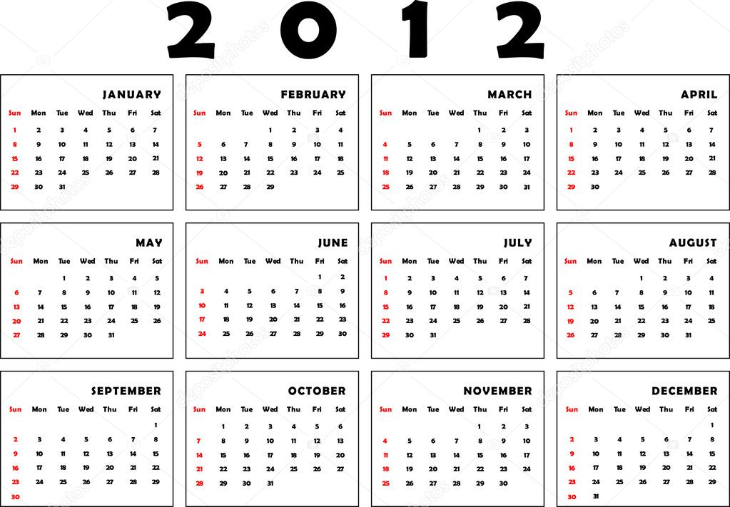 Horizontal Calendar