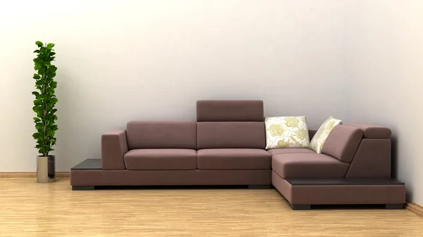 Sofa in the corner