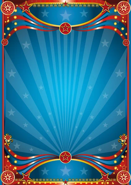 Blue circus background