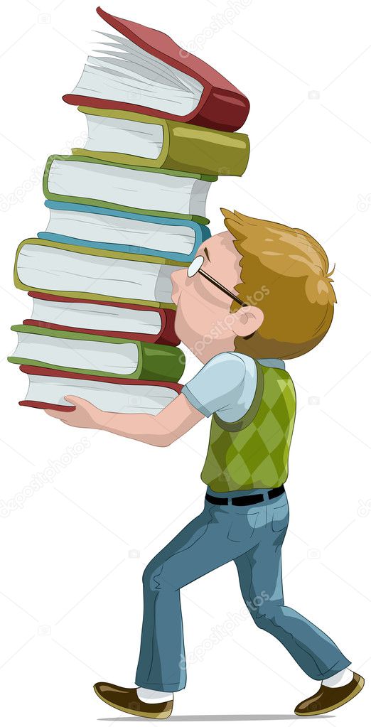 Нарисованный человек с книгой Нарисованный человек с книгой