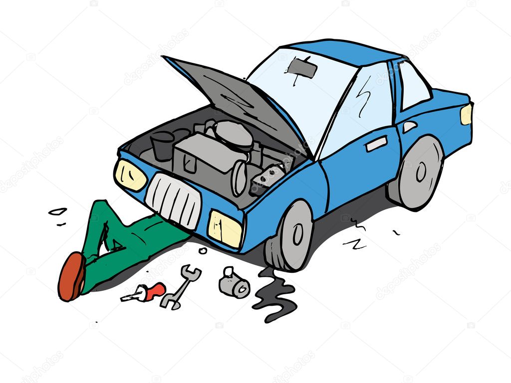 ... Cartoon likewise Car Repair Cartoons. on auto repair engine cartoon