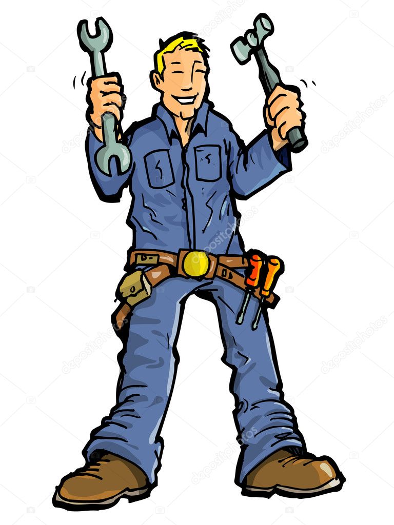 clipart handyman with tools - photo #40