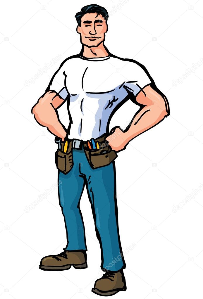 Cartoon Handyman