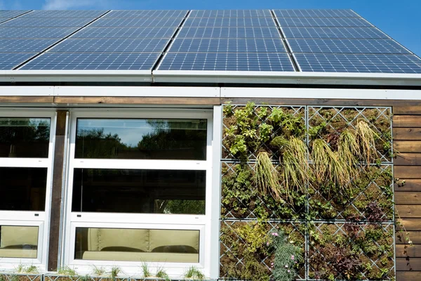Solar House PV Panels Gray Water Recovery System