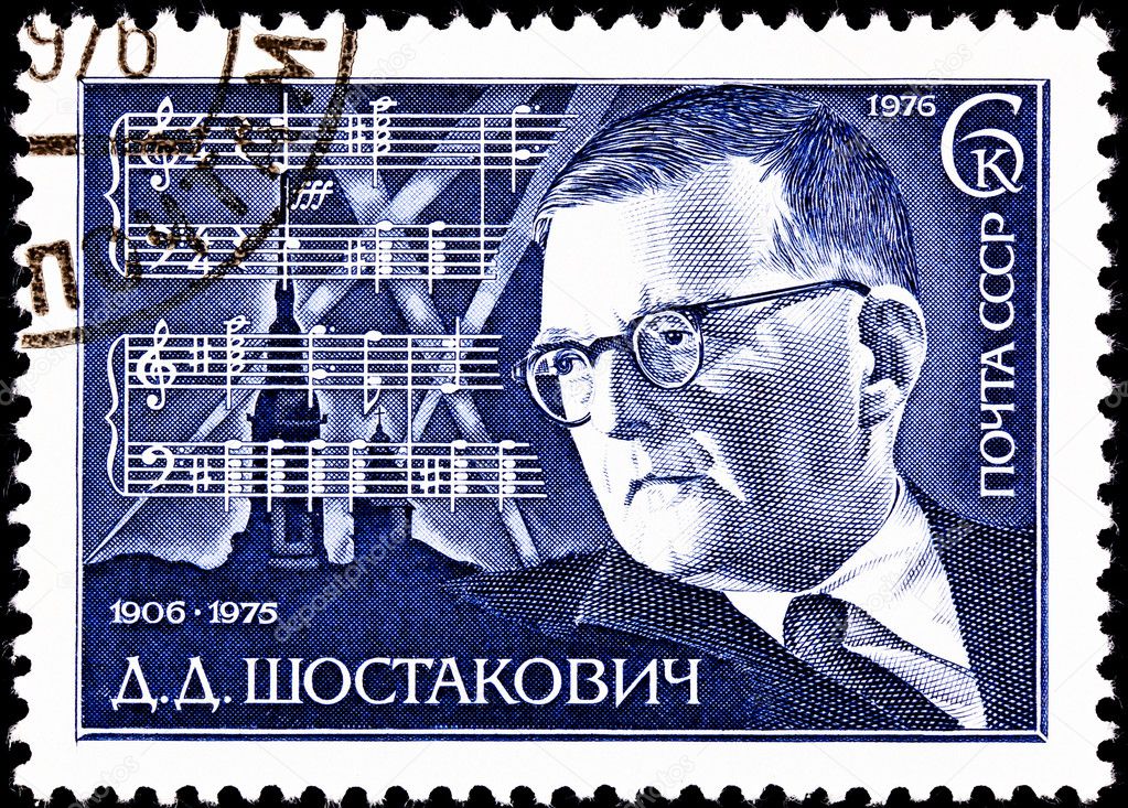 Resultado de imagem para SELO DE Dmitri Shostakovich