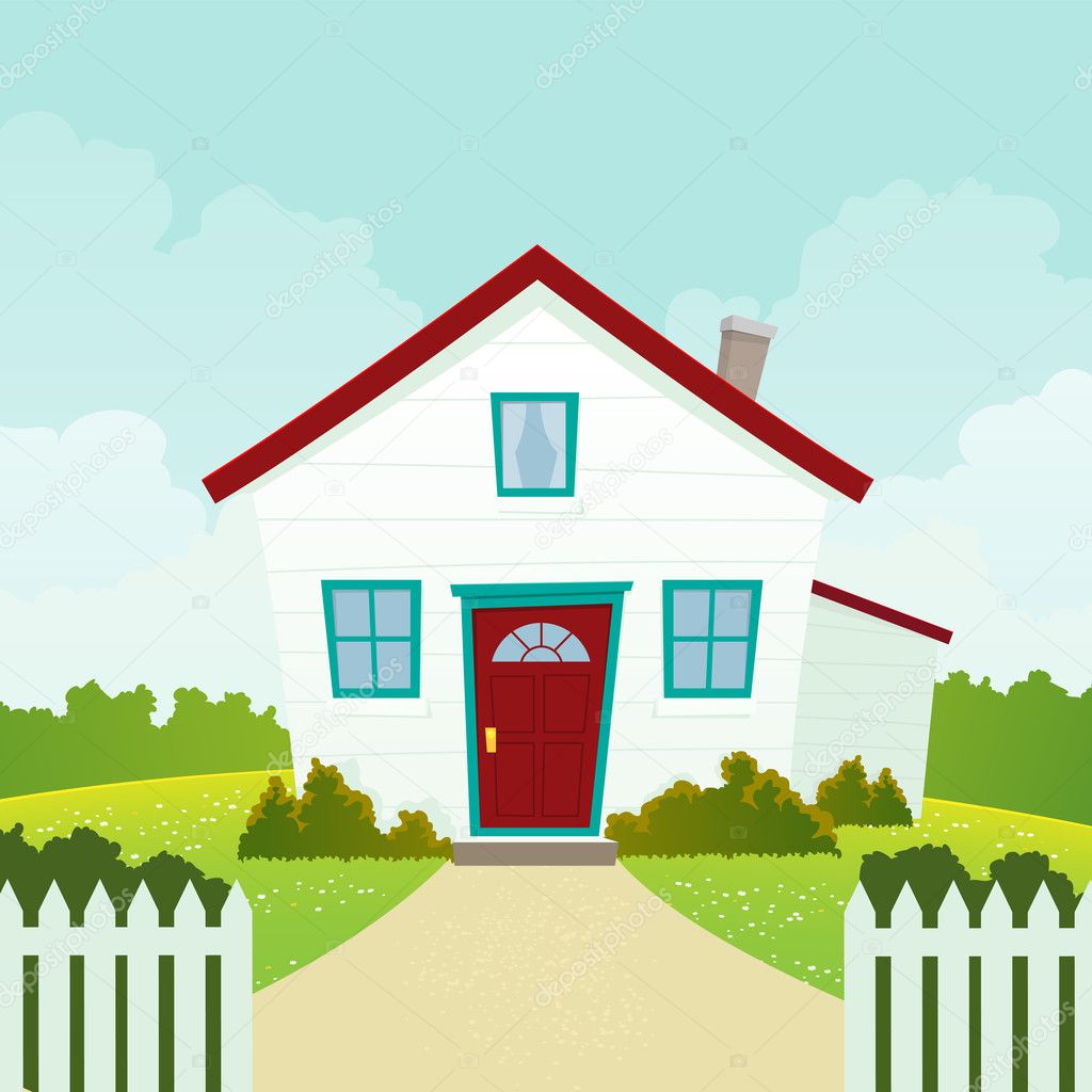 cartoon stock clipart houses - photo #40