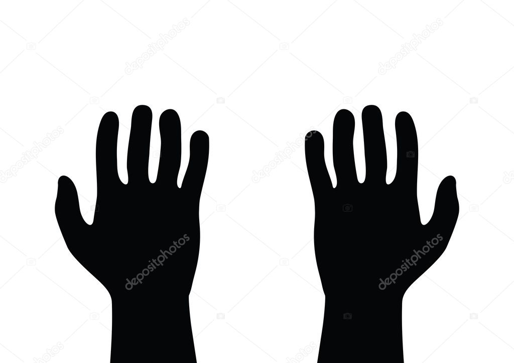 hands silhouette