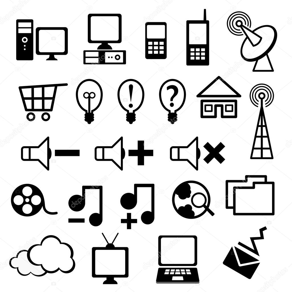 electronic icons
