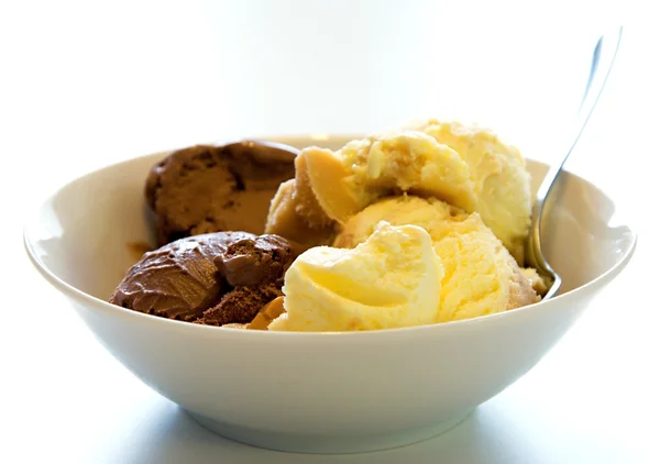 Closeup of ice cream