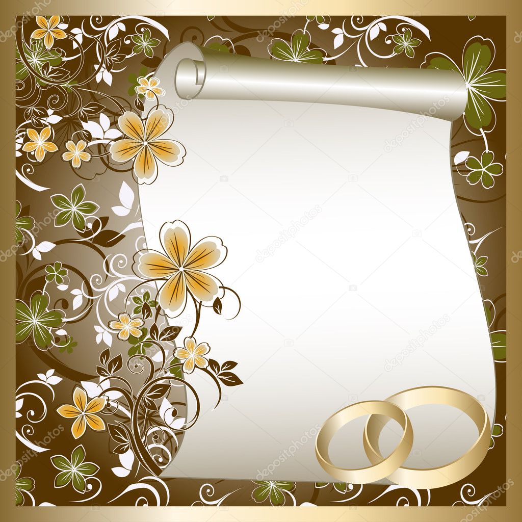 clipart gallery for wedding card - photo #35