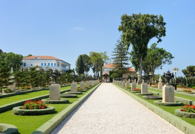 Bahai bahçeleri yakınında acre