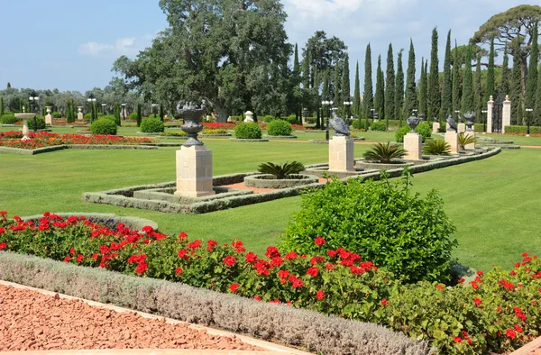 Bahai Gardens near Acre — Stock Photo, Image