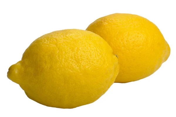 Citroner, isolerade — Stockfoto