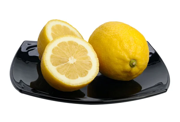 Citroner, isolerade — Stockfoto