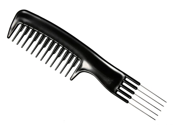 Single black professional comb — Stock Photo, Image