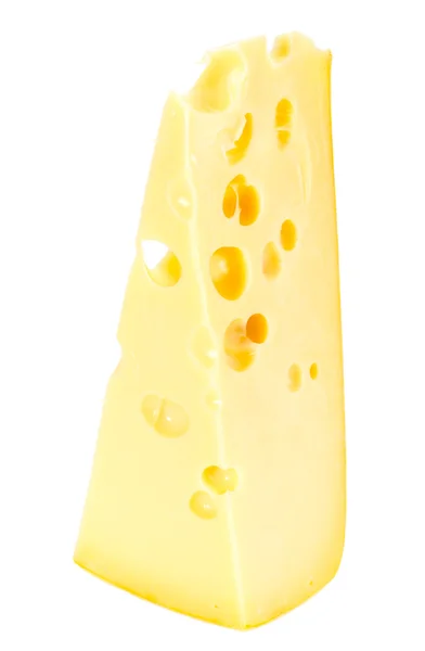 黄色のチーズのセクターの一部 — ストック写真