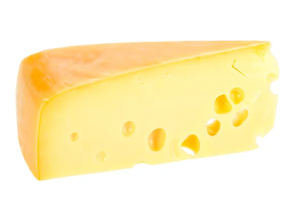 Parte de setor de queijo amarelo — Fotografia de Stock