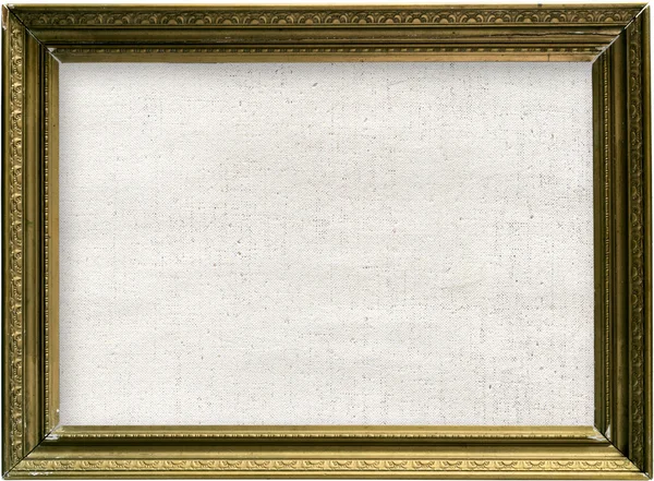 Canvas en gouden frame — Stockfoto