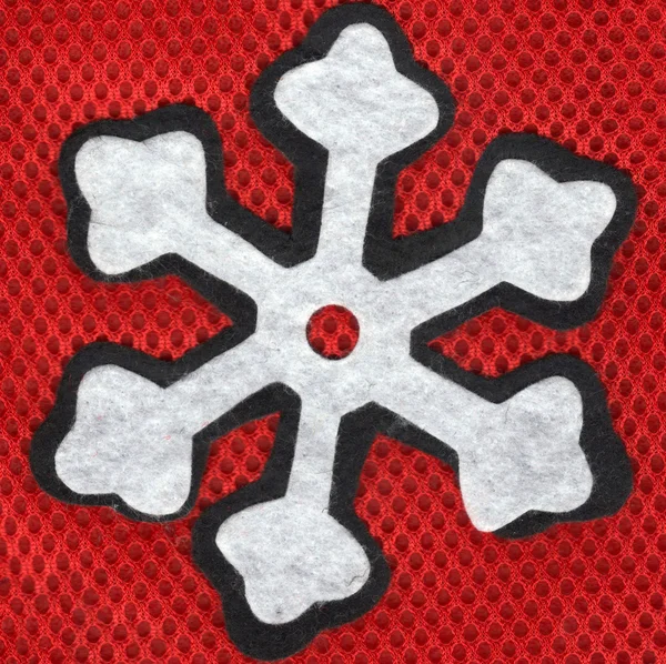 Floco de neve close-up — Fotografia de Stock