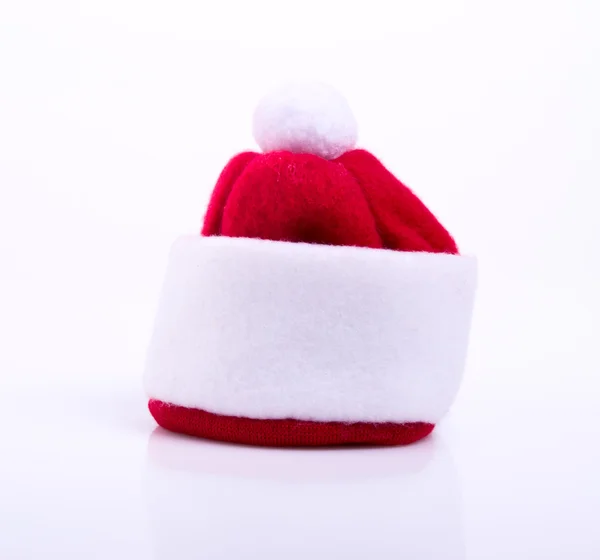 Roter Weihnachtsmann-Hut — Stockfoto