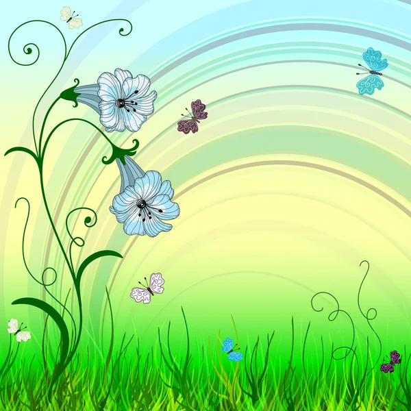 Fond de printemps — Image vectorielle
