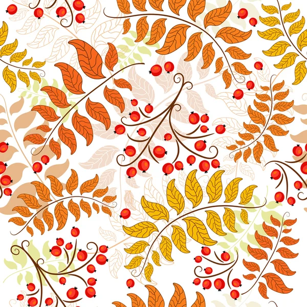 stock vector Autumn seamless pattern