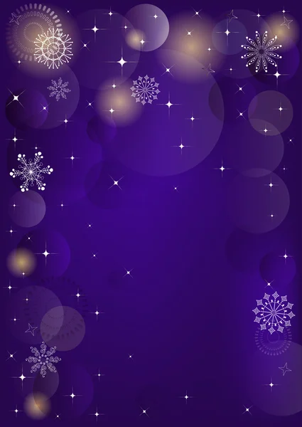 Violeta marco de Navidad — Archivo Imágenes Vectoriales
