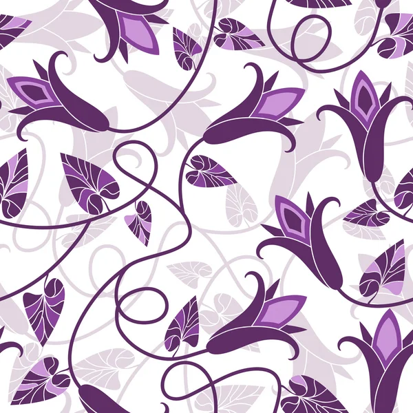 Modèle floral répétitif — Image vectorielle