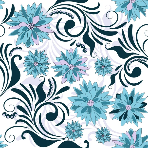 Repeating floral pattern — Stock Vector