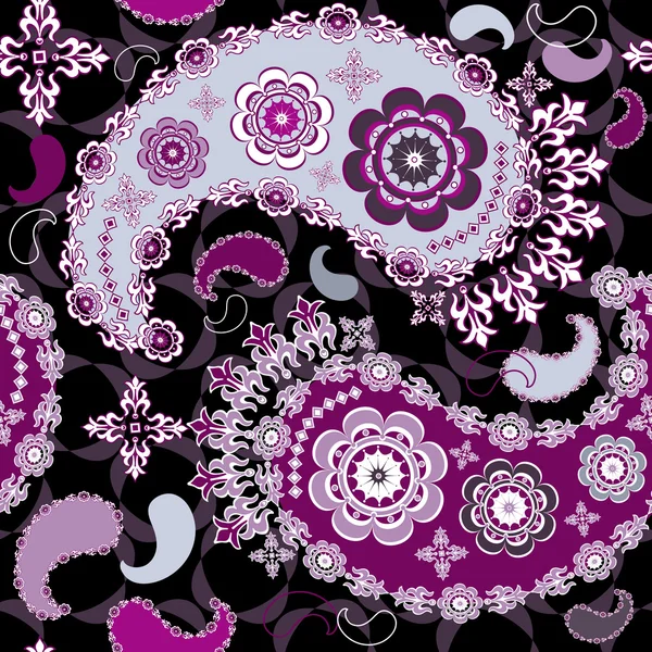 Modèle floral répétitif — Image vectorielle