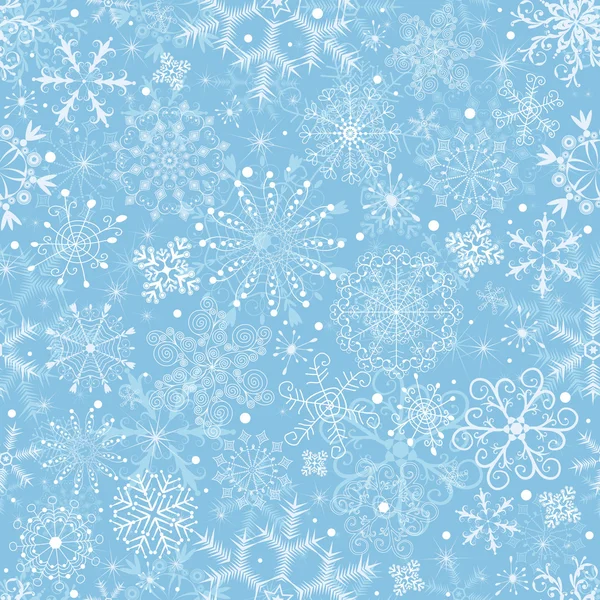 蓝色蜡笔圣诞图案 — 图库矢量图片