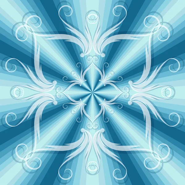 Christmas blue seamless pattern — Stock Vector