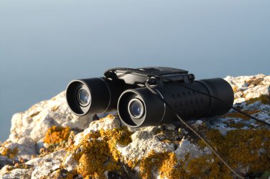 Binoculars close-up clipart