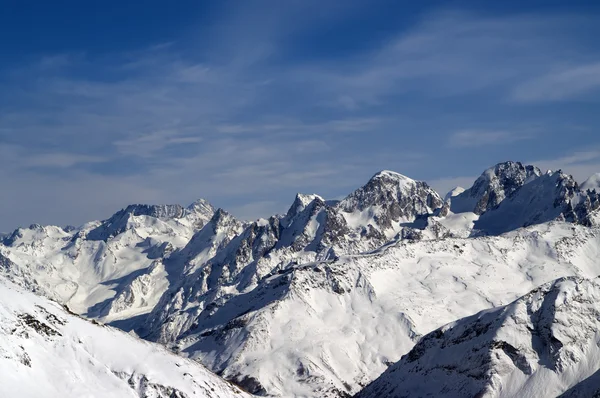 Vista dal pendio del Monte Elbrus — Foto Stock