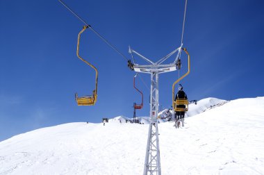 eski sandalye-lift ski Resort