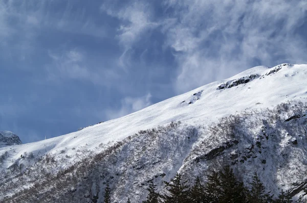 View of ski slope — kuvapankkivalokuva