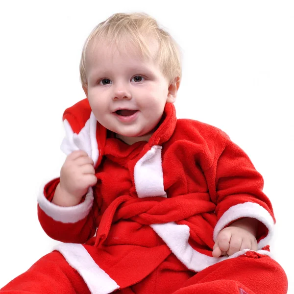 Papai Noel menino — Fotografia de Stock