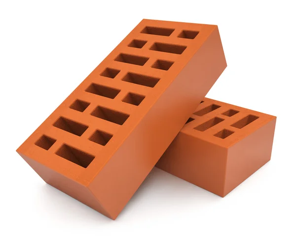 Pair of bricks — Stock Photo, Image