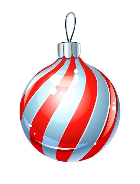 Bola de Natal para a decoração de abeto — Vetor de Stock