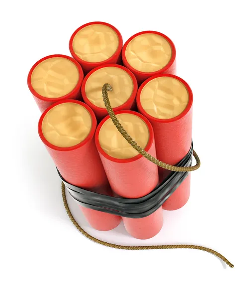 Explosive dynamite sticks — Stock Photo, Image