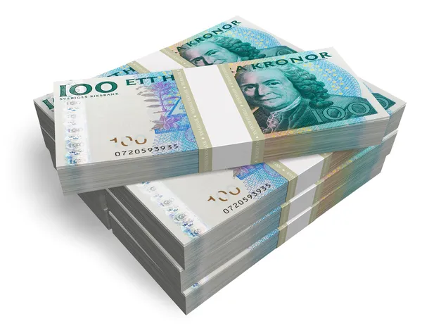 Swedish krones — Stock Photo, Image