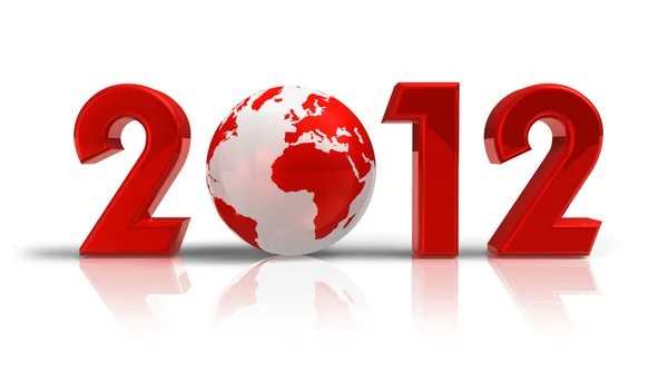 Koncept nového roku 2012 — Stock fotografie