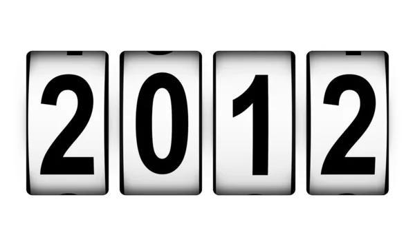 Счетчик нового 2012 года — стоковое фото