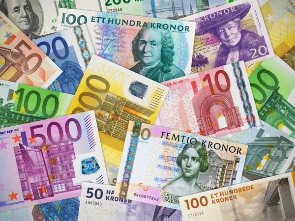 Collection of world money — Stock Photo, Image