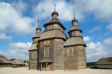 Wooden church clipart