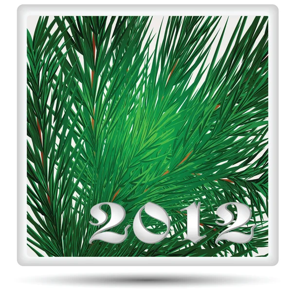 Poster yeni yıl — Stok Vektör