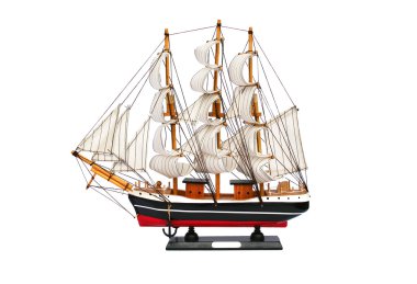 Ship model clipart