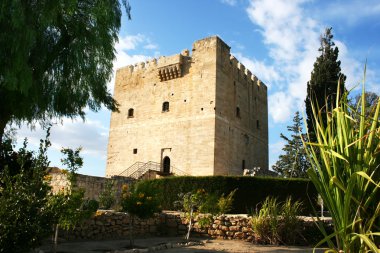 Kolossi castle in Cyprus clipart